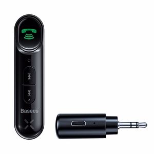 Bluetooth transmiteris BASEUS (BSBA-02) (bluetooth v5.0) juodas