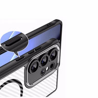 Defender Carbon Mag dėklas telefonui Samsung Galaxy S26 Ultra juodas