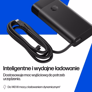 HP 140W USB-C nešiojamojo kompiuterio įkroviklis