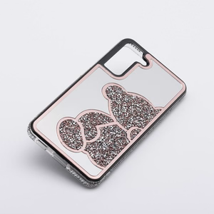 TEDDY BEAR dėklas telefonui SAMSUNG S26 Ultra rožinis