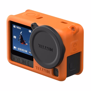 Telesin silikoninis apsauginis dėklas DJI Osmo Action 6 (oranžinis)