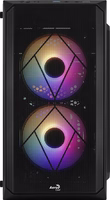 Aerocool CS107V2 kompiuterio korpusas „Mini Tower“ Juoda