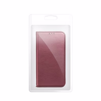 SMART MAGNETO knygos tipo dėklas telefonui XIAOMI Redmi Note 13 5G, bordo