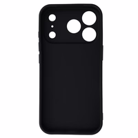 Matinis dėklas telefonui iPhone 17 Pro - juodas