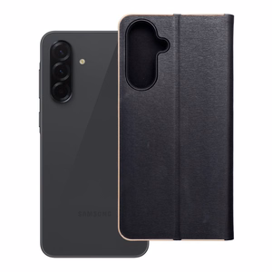 LUNA Book Gold dėklas telefonui SAMSUNG A36 5G juodas