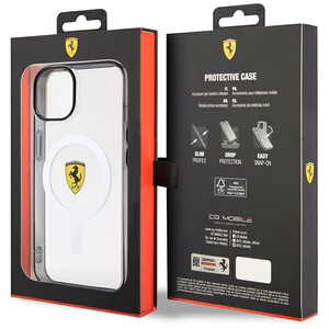 Ferrari FEHMP14SURKT iPhone 14 6.1" прозрачный hardcase Outline Magsafe