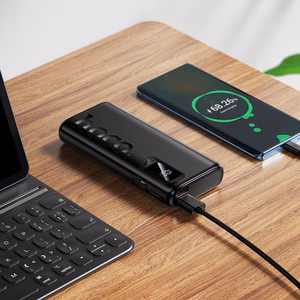 Išorinė baterija Hoco 10000 mAh QC PD 2A 22,5W J158 Pro juoda