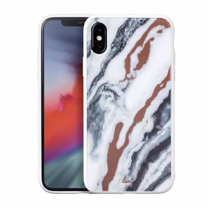 Чехол Laut MINERAL GLASS для iPhone XS Max, минерально-белый