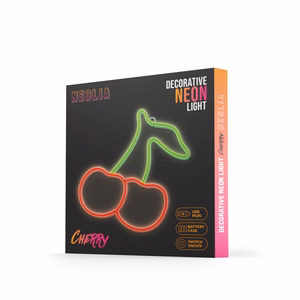Neon LED Light CHERRY žalias raudonas NNE23 Neolia
