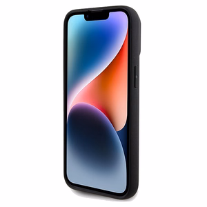 Mercedes Anglies Pluošto Dinaminis dėklas telefonui iPhone 15 Pro Max - juodas