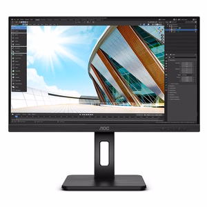 AOC Q24P2Q LED ekranas 60.5 cm (23.8") 2560 x 1440 pikselių Quad HD juodas