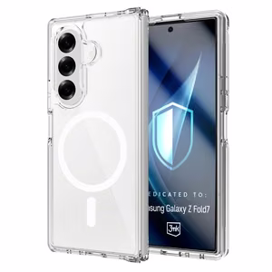 3mk Armor MagCase dėklas Samsung Galaxy Z Fold 7 - skaidrus