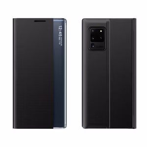Naujas Sleep dėklas knygos tipo dėklas su stovo funkcija Samsung Galaxy A02s EU juodas
