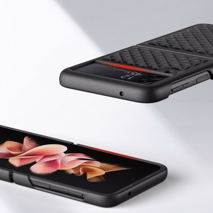 Dėklas Dux Ducis Venice skirtas Samsung F711 Z Flip3 juodas