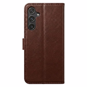 Smart Luxe кожаный чехол для Xiaomi Redmi Note 15 Pro Plus 5G коричневый
