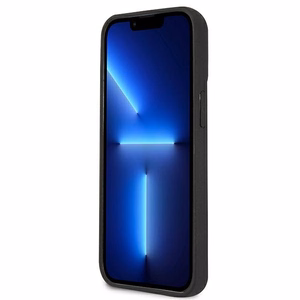 Karl Lagerfeld 3D guminis Choupette dėklas telefonui iPhone 13 Pro / iPhone 13 - juodas