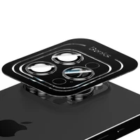 Benks Grūdintas stiklas DR Safyro Objektyvo Apsauga kamerai Iphone 15 Pro/15 Pro Max (3 objektyvai) juodas