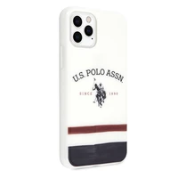 US Polo USHCN58PCSTRB iPhone 11 Pro balta Tricolor Pattern Collection