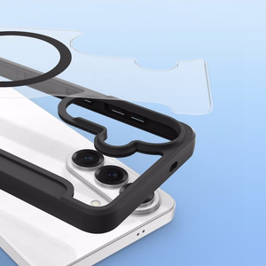 Dux Ducis Skin X Pro MagSafe suderinamas Piniginė Dėklas for Samsung Galaxy S26 - juodas