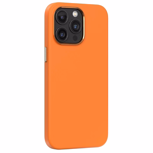 Comma dėklas Nature Mag iPhone 15 Plus oranžinis