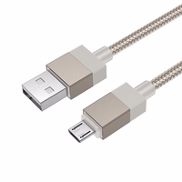 Kabelis USB A į Micro USB Hoco 2,4A 1 m X110 auksinis