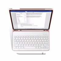 Tech-Protect SC Pen + Keyboard dėklas su klaviatūra iPad 10.9" 2022 - rožinė