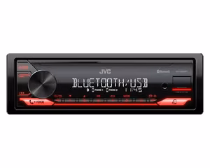 AUTOMOBILINIS RADIJAS JVC KDX-282BT RAUDONAS