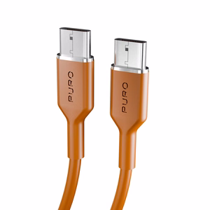 Puro ICON USB-C - USB-C laidas 1.5m - oranžinis