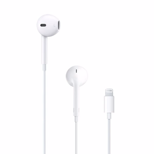 Apple A1748 EarPods MWTY3ZM/A Lightning blisteris baltos