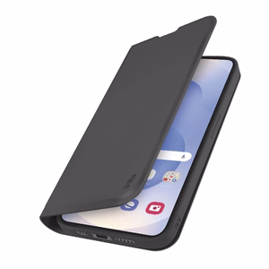 SBS Wallet dėklas su stovu ir pinigine Samsung Galaxy S25 Edge - juodas