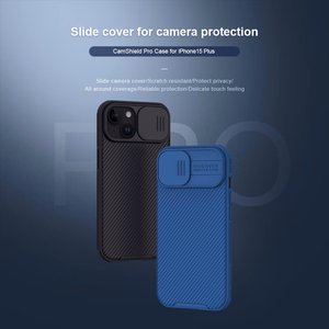 Dėklas Nillkin CamShield Pro Apple iPhone 15 Plus žalias