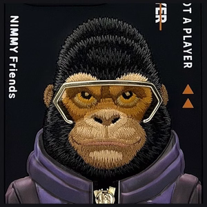 Nimmy Cool&Cute 2.0 Beždžionės dėklas telefonui iPhone 16 Pro Max - juodas