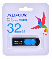 ADATA DashDrive UV128 32GB USB atmintukas USB A tipo 3.2 Gen 1 (3.1 Gen 1) Juoda, Mėlyna