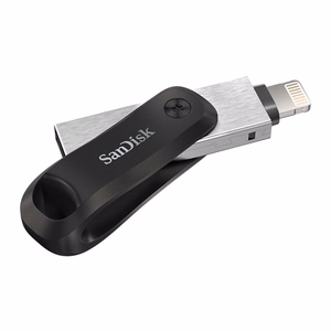 SanDisk 00183588 USB atmintinė 128 GB USB Type-A / Lightning 3.2 Gen 1 juoda, sidabrinė