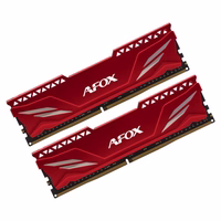 AFOX GAMING DDR4 2X16GB 3200MHZ CL16 RANK1 XMP2 raudonas