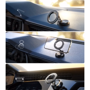 Automobilinis laikiklis Joyroom JR-ZS505 juodas (magnetinis / lipnus pagrindas)