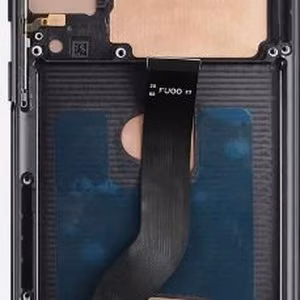 LCD screen Samsung G985F/G986F S20 Plus with touch screen and frame Cosmic Black OLED (real size)
