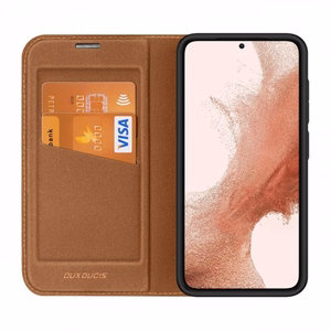 Dėklas Dux Ducis Skin X2 Samsung S916 S23 Plus 5G rudas