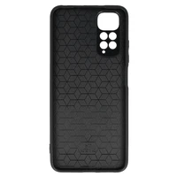 Tel Protect CARBON dėklas telefonui Xiaomi Redmi Note 11 Pro/Note 11 Pro 5G juodas su raudona juostele