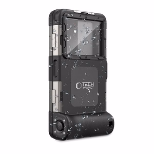 TECH-PROTECT IPX8 UNIVERSALUS DIVING Vandeniui atsparus dėklas JUODAS