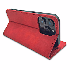 Smart Suede dėklas Honor 600 / Honor 600 Pro, raudonas