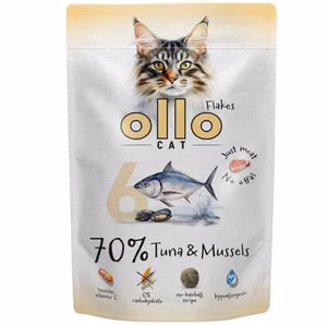 OLLO Cat No. 6 тунец и мидии - влажный корм для кошек - 85g