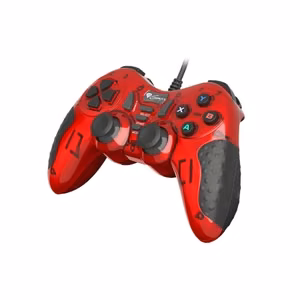 Genesis Mangan 200 NJG-1425 – laidinis USB žaidimų pultelis kompiuteriui/PS3, raudonas