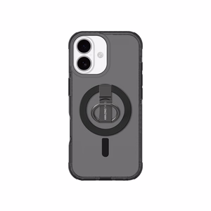 AmazingThing Titan Pro Grip Ring rinkinys dėklas telefonui iPhone 17, suderinamas su MagSafe - juodas