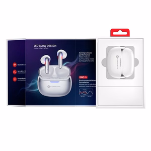 Forcell F-Audio Pulse Air ENC Wireless In-Ear TWS Earbuds silver