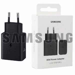 Įkroviklis Samsung EP-T4511 juodas 45W su pakuote / 100% originalus /