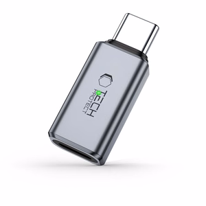 Tech-Protect UltraBoost Type-C į Lightning adapteris - pilkas