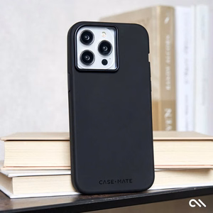 Case-Mate Silicone MagSafe dėklas, skirtas iPhone 15 Pro Max, juodas