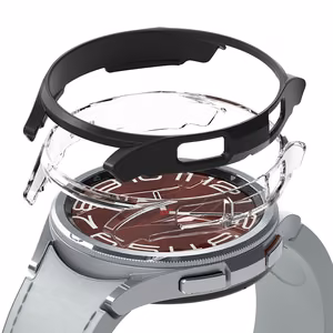 Ringke Slim 2 dalių dėklas Samsung Galaxy Watch 6 Classic 43mm - juodas ir skaidrus