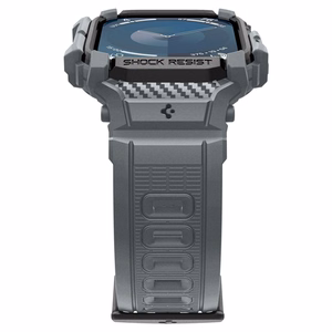 Spigen Rugged Armor dėklas Apple Watch 10 46mm laikrodžiui - pilkas
